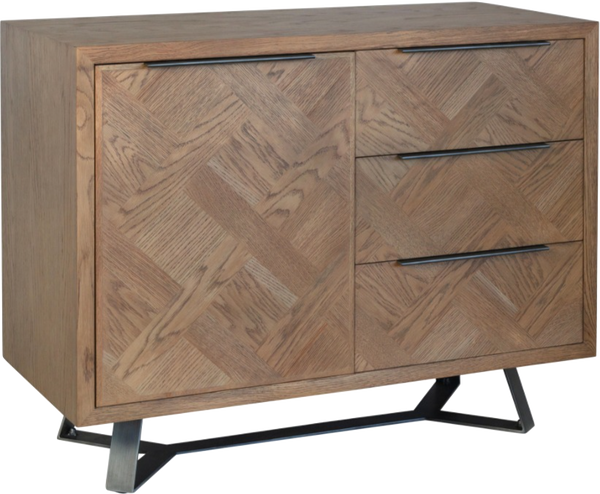 SORRENTO COLLECTION - SMALL SIDEBOARD WITH PARQUET INLAYS