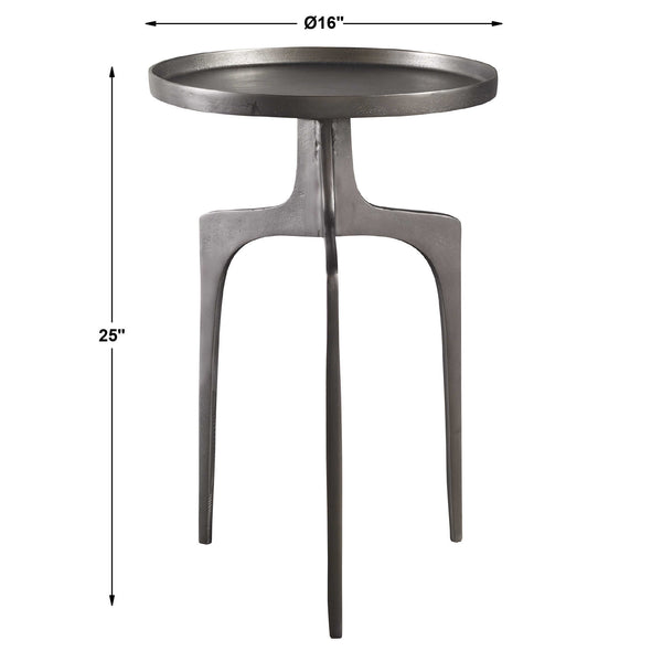 NICKEL KENNA END TABLE BY UTTERMOST