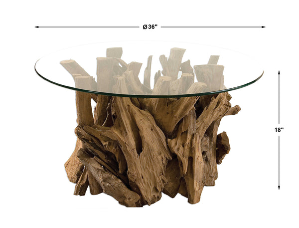 DRIFTWOOD COFFEE TABLE BY UTTERMOST
