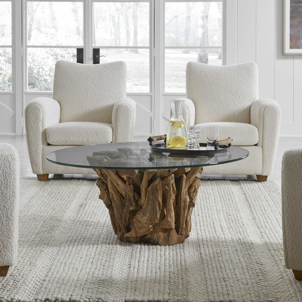 DRIFTWOOD COFFEE TABLE, LARGE