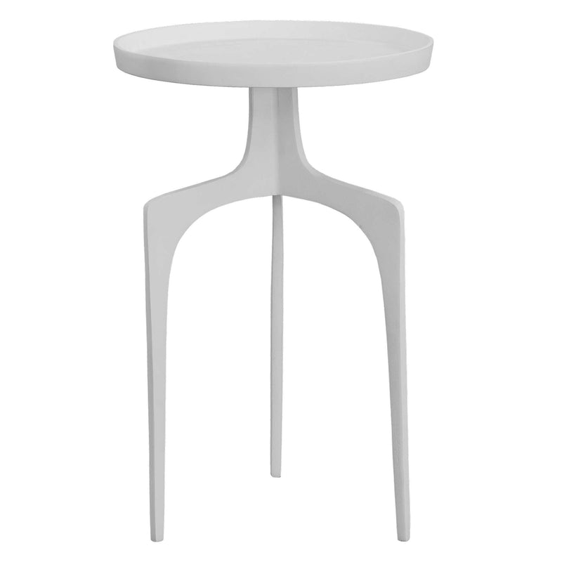 WHITE KENNA ACCENT TABLE BY UTTERMOST
