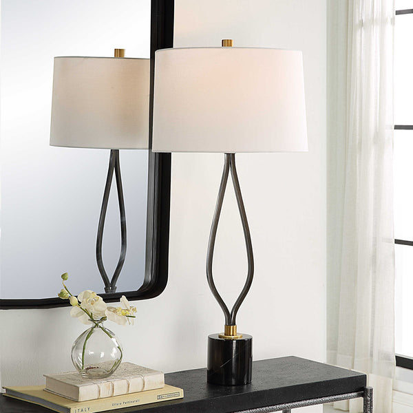 SEPARATE PATHS TABLE LAMP BY UTTERMOST