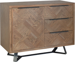 SORRENTO COLLECTION - SMALL SIDEBOARD WITH PARQUET INLAYS