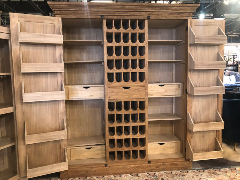 DALEVIEW RECLAIMED ELM WINE CABINET