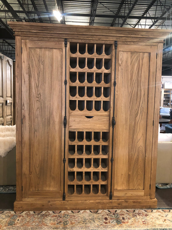 DALEVIEW RECLAIMED ELM WINE CABINET