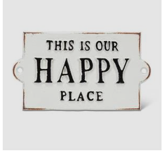 THIS IS MY HAPPY PLACE SIGN