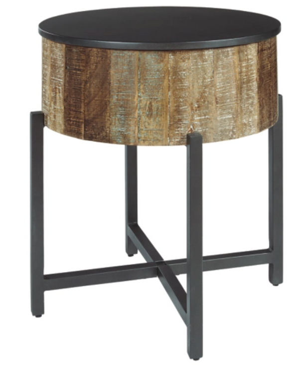 NASHBRYN ROUND SIDE TABLE