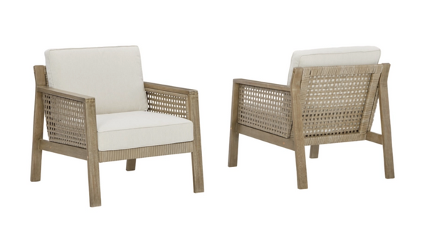BARN COVE OUTDOOR LOUNGE CHAIR SET OF 2
