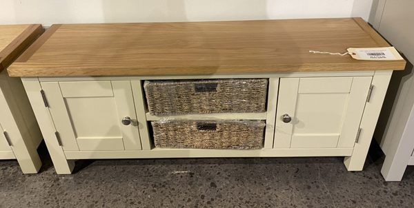LARRY LARGE TV CABINET WITH BASKETS