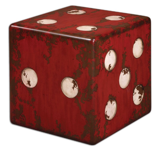 DICE END TABLE BY UTTERMOST